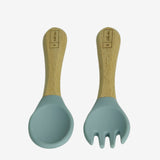 Feeding and weaning set <br> (Dusty Blue)