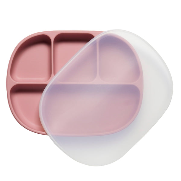 Divided Silicone plate<br> (Dark Pink)