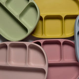 Divided Silicone plate<br> (Olive)