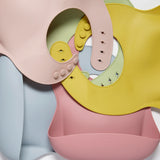 Silicone Baby Bibs<br> (Rose pink)