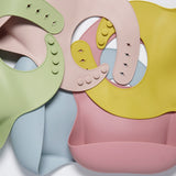 Silicone Baby Bibs  <br> (Mango)