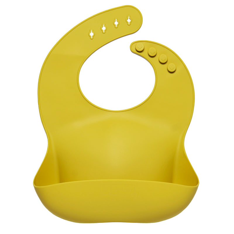 Silicone Baby Bibs  <br> (Mango)