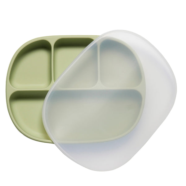 Divided Silicone plate<br> (Olive)