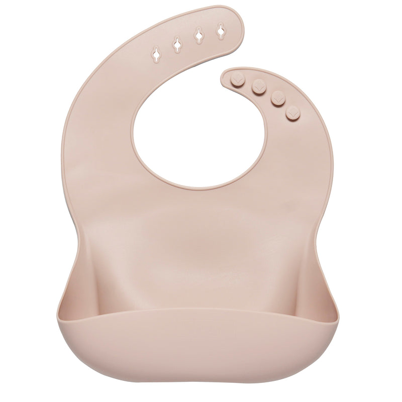 Silicone Baby Bibs<br> (Rose pink)