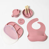 Feeding and weaning set <br> (Dark pink)